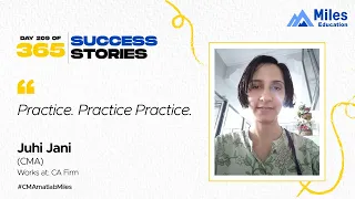 US CMA Juhi Jani | Day 209 | 365 days, 365 success stories # Season2