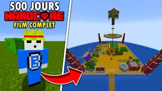 SURVIVRE 500 jours en HARDCORE Sur Minecraft SUPERFLAT (Film Entier)