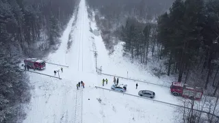 Słomianka. Tragiczny wypadek na przejeździe kolejowym