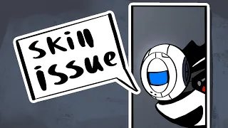 Wheatley asks a simple question to Chell | portal animation