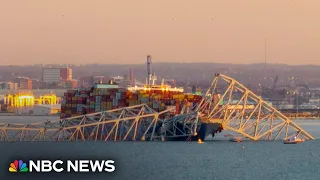 BREAKING: Baltimore bridge collapses after being struck by cargo ship