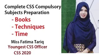 Complete CSS Compulsory Subjects Guide | Books & Strategy | Fatima Tariq CSP | Hamza Riaz