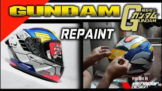 REPAINT HELMET GUNDAM GRAPHICS