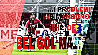 CORSA INTERESSANTE!!! Milan-Genoa 2-0.  GRAN GOL DI LEAO. IL DERBY DECIDERÀ LA STAGIONE