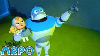 The Aliens... Are back | ARPO The Robot | Robot Cartoons for Kids | Moonbug Kids