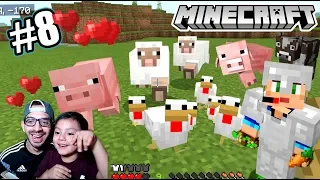 Mi Granja de Minecraft | Comida Infinita en Minecraft | Juegos Karim Juega