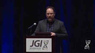 Andrew Roger at the 2017 DOE JGI Genomics of Energy & Environment Meeting