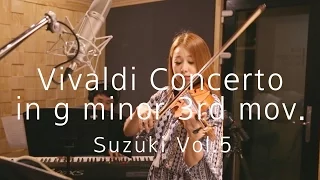 [suzuki Vol.5]#3-3 Vivaldi Concerto in g minor 3rd mov.
