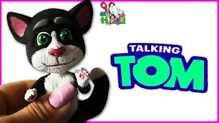 МАЛЕНЬКИЙ ГОВОРЯЩИЙ КОТ ТОМ ❤️ КУКЛА ООАК часть 2 / My Talking Tom// Muza Rukodeliya 🌺