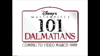 101 Dalmatians - 1999 Masterpiece Collection VHS Trailer #1