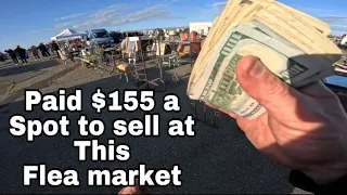 Paid $155 a spot to sell at this flea market I bought an abandoned storage unit