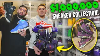 INSANE 1 MILLION DOLLAR SNEAKER COLLECTION IN LAS VEGAS!! *RARE TRAVIS SCOTT SAMPLES and MORE*