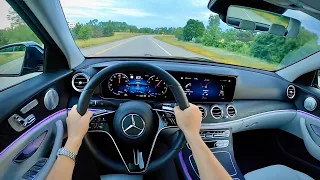 2021 Mercedes-Benz E450 4Matic Sedan - POV Review