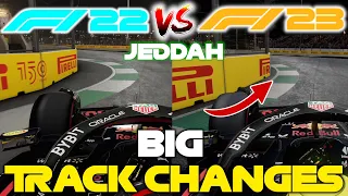 BIG TRACK CHANGES At Jeddah In F1 23!