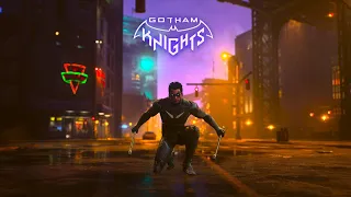 Gotham knights Nightwing free roam  combat gameplay