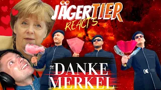 Auf Wiedersehen Angela Merkel-AMERICAN REACTS to K.I.Z - DANKE MERKEL  AMERICAN GERMAN RAP REACTION!