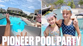 WHAT THE HECK IS PIONEER DAY? INSANE BACKYARD WATERPARK WITH HUGE WATERSLIDE | TIHWB POOL PARTY