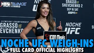 Noche UFC Weigh-In Highlights: Mexican Independence Day Card Official With No Misses