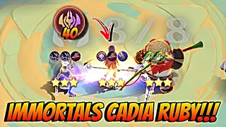 Immortal Cadia Yuki 3 Ruby !! Full Sustain Damage!! Mobile Legends Magic Chess.