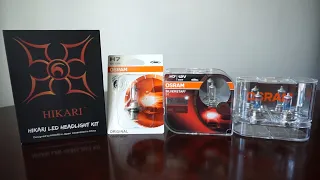 HIKARI 2020 vs OSRAM Original, Silverstar, Night Breaker UNLIMITED