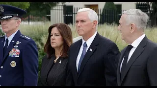 Pence speaks at 9/11 observance at the Pentagon