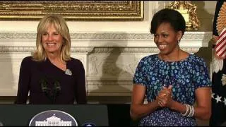 First Lady Michelle Obama and Dr. Jill Biden Address National Governors Association