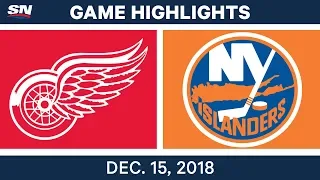 NHL Highlights | Red Wings vs. Islanders - Dec 15, 2018