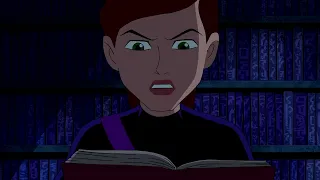 Gwen steal books from Hex and get caught  , Ben 10 Ultimate Alien Episode 45