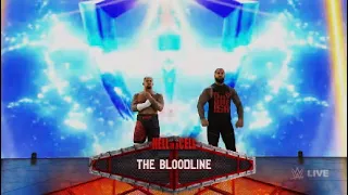 Hell In The Cell "The Bloodline“ Jimmy Uso,Solo Sikoa vs Kevin Owens & Sami Zayn WWE 2K24