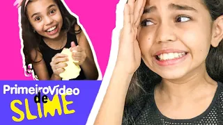 REAGINDO AO MEU PRIMEIRO VÍDEO DE SLIME NO CANAL - ENTÃO ROBERTA?