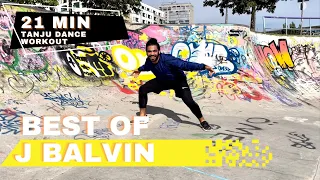 J BALVIN LATIN DANCE WORKOUT // TANJU DANCE- No warm up needed!🔥