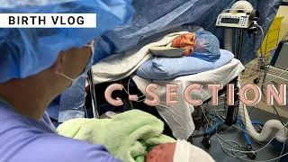 BIRTH VLOG | C-Section Delivery of Our First Baby