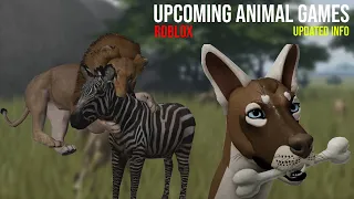 Top 3 Upcoming Roblox Animal Games *UPDATED INFO*