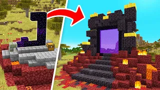 I Transformed EVERY STRUCTURE in Minecraft Hardcore