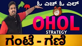 ಗಂಟೆ - ಗಣಿ | OPEN HIGH OPEN LOW STRATEGY |OHOL | CA DAYANAND BONGALE