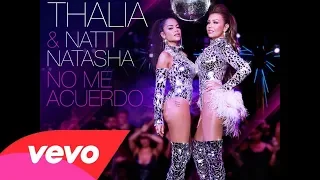 Thalía, Natti Natasha - No Me Acuerdo (Audio Oficial)