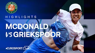 Mackenzie Mcdonald vs Tallon Griekspoor | Round 1 | French Open 2024 Highlights 🇫🇷