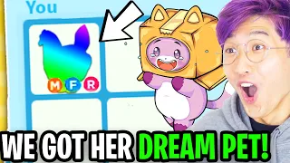Can LANKYBOX Surprise FOXY With Her DREAM PET In ADOPT ME!? (HUGE REVEAL!!!)