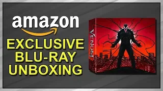 Venom Amazon Exclusive Blu-ray Unboxing