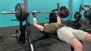 120kg bench x 4 PR - Getting close to 3 plates