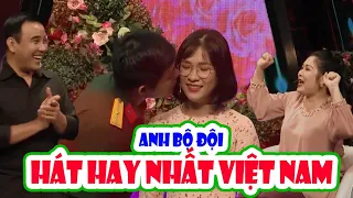 Anh bộ đội HÁT HAY NHẤT VIỆT NAM vừa cất giọng đã ĐỐN GỤC TIM nàng Biên tập viên xinh như hotgirl