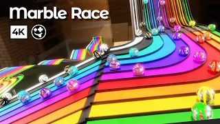 Marble Races: 3-Race Championship  | #marbles #marblerace #marblerun #blender #animation