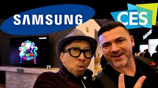 Fast Samsung TV Tour at CES 2024 First Look!