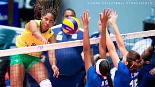 Ana Cristina de Souza only 17 years old and She National Team Brazil on VNL 2021