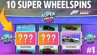 Forza Horizon 5  - OPENING 10SUPER WHEELSPINS!!   ( So much better than FH4 ) -  Amazing Rewards! #1