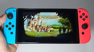 Townsmen - A Kingdom Rebuilt Nintendo Switch handheld gameplay