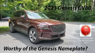 The Real DCCarGuy 2021 Genesis GV80 2 5 RWD Review