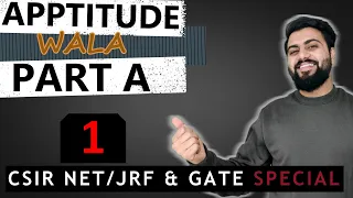 General Aptitude | Lecture 1 | Introduction | CSIR NET/JRF & GATE Special Series with PYQ's |