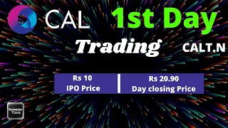 🇱🇰CALT.N First Day of Trading | Capital Alliance Limited | 109% gain