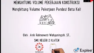 MENGHITUNG VOLUME PEKERJAAN PONDASI BATU KALI